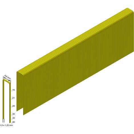 Prebena H35CNKHA Heftklammern-Set 3100 St. Abmessungen (L x B) 35 mm x 8.60 mm (1/2)