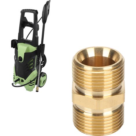 Adaptateur de Pulvérisateur Haute Pression Laiton M22 Filetage Mâle Métrique 14mm Raccord de Tuyau (1/5)