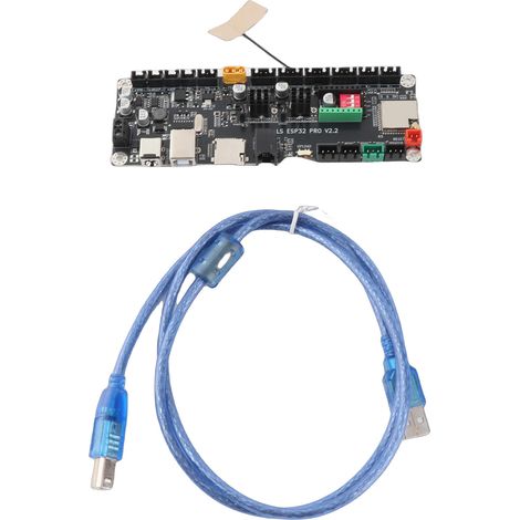 Ortviai Carte de contrôle pour graveur laser LS ESP32 PRO V2.2 double cœur 32 bits, WiFi/BT, pilotes TMC2209 silencieux (1/4)