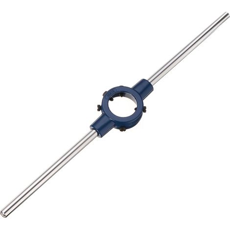 Porte Filière à Poignée Ronde 45mm Support de Poignée de Clé à Filetage Réglable pour Outils de Réparation de Filetage Boulon (pour M16-M20 Filières Métriques/45mm OD Matrices) (1/5)