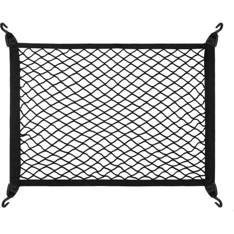 Red De Carga - 80x100 cm Extensible Hasta 210x140 cm Con 4 Ganchos - Poliéster Duradero - Para Coches - Plegable (1/5)