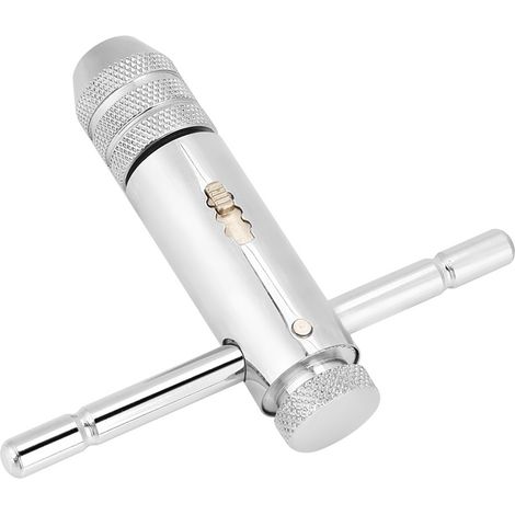 Clé à cliquet réglable pour taraud, poignée en T, M3-M8/M5-M12, pour ensemble de taraudage et filière (M3-M8) (1/5)