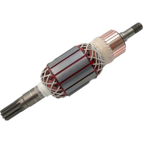 Trade-Shop Anker Rotor Motor Ersatzteil kompatibel mit Bosch GSH16-28 GSH16-30, Würth MH 16-XE ersetzt Bosch 1 614 011 117 (1/2)