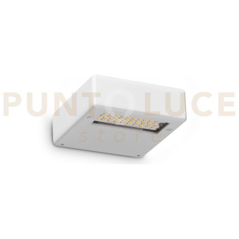 TAB APPLIQUE A PARETE IN ALLUMNIO LED 3000K 24W 3050 Lm BIANCO