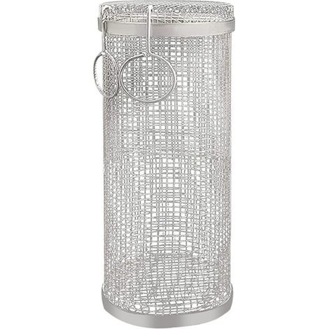 Cage de barbecue en acier inoxydable ronde extérieure transfrontalière Grille de cuisson ronde 309 avec crochet (1/5)