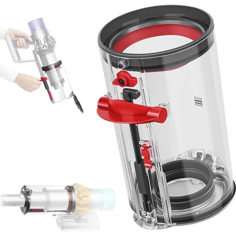 Schmutzbehälter für Dyson V11 V15 Ersatzteile – Großer Staubsauger Auffangbehälter Zubehör SV14 SV15