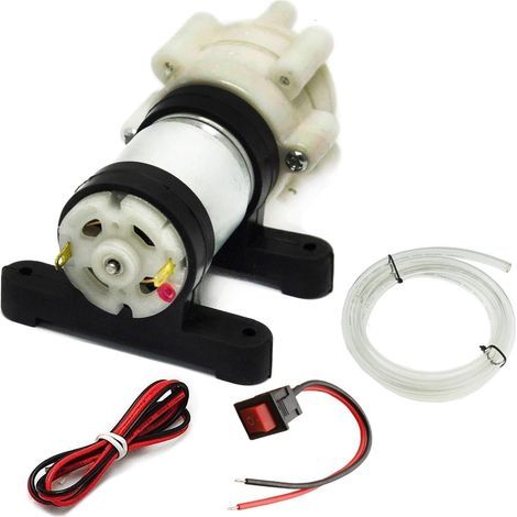 Mini pompe à amorçage automatique DC 6 V-12 V R385 pour aquarium, aquarium, machine à thé et refroidissement par eau – Pompe électrique à membrane micro vide (1/5)