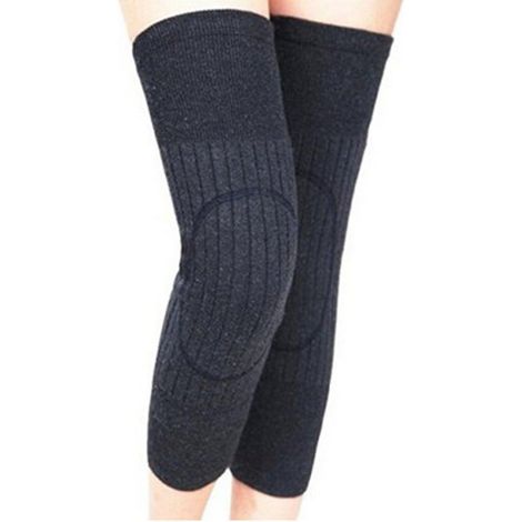 Chauffe-genoux en laine cachemire unisexe, manchons thermiques d'hiver pour femmes et hommes, protège-genoux chauds (1/2)