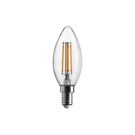 10 x LAMPADINA LED OLIVA STICK 6,5W E14 806LM 4000K