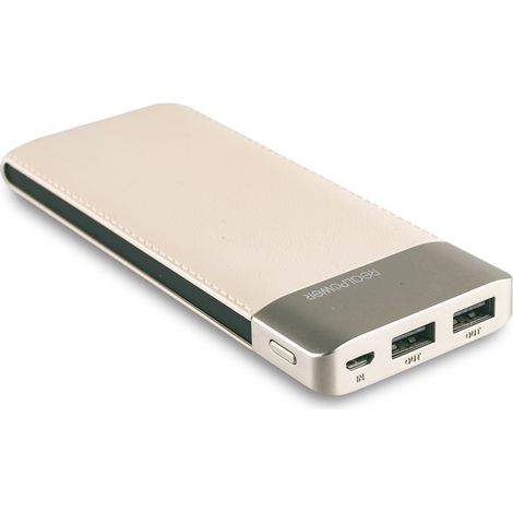 realpower PB-8000 Fashion batería externa champagne (1/3)