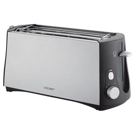 Cloer 3710 tostadora eléctrica negra 4 rebanadas