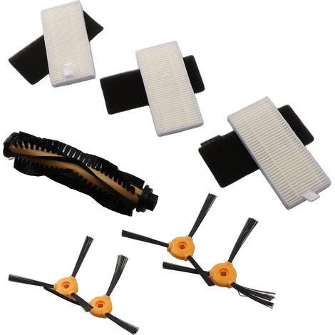 Hauptseitenbürstenfilter-Set für Deebot D710, D715, 500, 501, Uum, Ersatzzubehör (1/4)