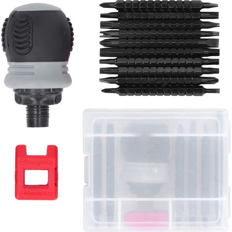 Kit de tournevis à cliquet miniature 22 en 1, tournevis télescopique magnétique multifonction, économiseur d'effort (1/5)