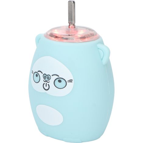 Brosse à dents électrique en U auto-blanchissante massage doux hygiène bucco-dentaire enfants sans tête de rechange bleu clair (1/5)