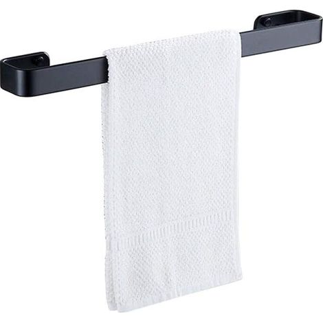 Barra para toallas de baño de aluminio de una sola capa (Tamaño: 40 cm)