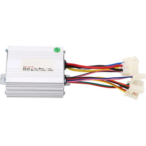 Contrôleur de vélo électrique 36V 350W, moteur à balais, protection contre sous-tension et surintensité, régulateur de vitesse robuste pour E-Bike (1/5)