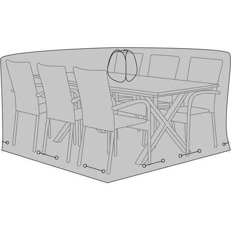 Luksus enrobage meubles de patio noir. (1/3)