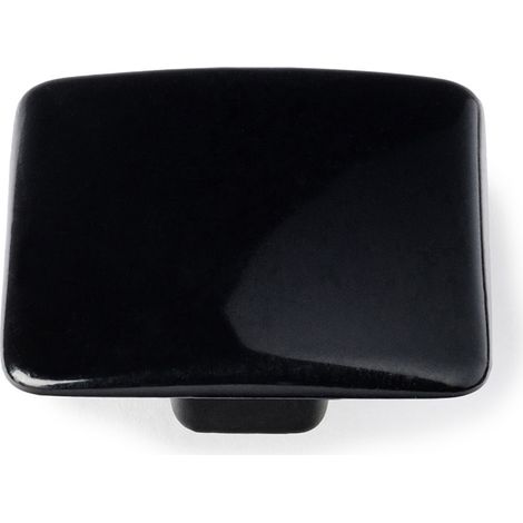 Pomo para Mueble  Estilo Contemporáneo  Fabricado en Zamak  Acabado en Negro  Medidas 373719 mm  Sistema de Fijación Atornillado  Incluye Tornillos M4  2 Unidades -