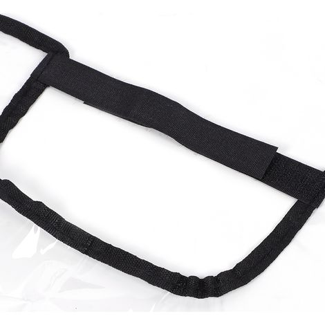 Lot de 10 protections pour dossier de siège auto enfant, protection anti-coups de pied, anti-friction, anti-marchage et anti-salissures (Vente en gros recommandée par lots de 20/50/100 ou plus) Noir (1/5)