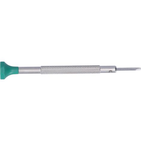 Tournevis à fente précis portable 2mm/0,08in pour réparation de montres, outil d'horlogerie, embout plat (1/5)