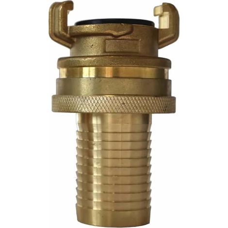 Raccord Rapide Laiton 1 1/4" avec Contre-Écrou pour Arrosage