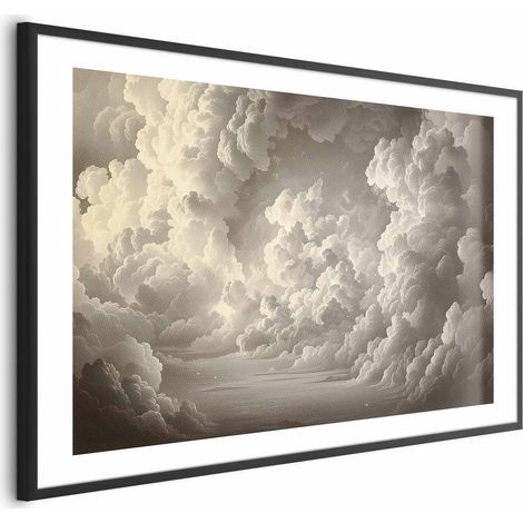 Poster – Das Flüstern erleuchteter Wolken: Sanftes Lichtspiel im Theater des Himmels (1/4)