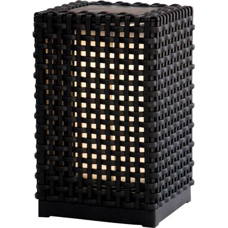 Lampadaire extérieur solaire 24,5cm – Protection étanche IP44 – Autonomie 4h – Éclairage automatique crépusculaire – Elexity (1/6)