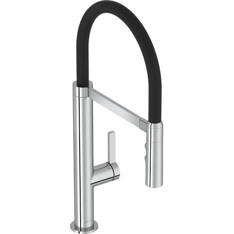 Robinet cuisine douchette extractible JACOB DELAFON Raphaël chromé