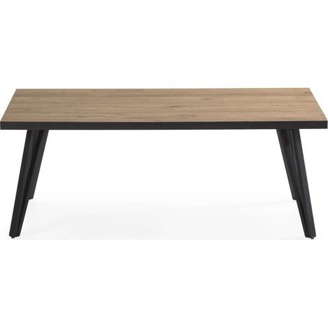 Mesa de centro Mateo acabado natural, 45cm(alto) 120cm(ancho) 60cm(fondo). (1/4)