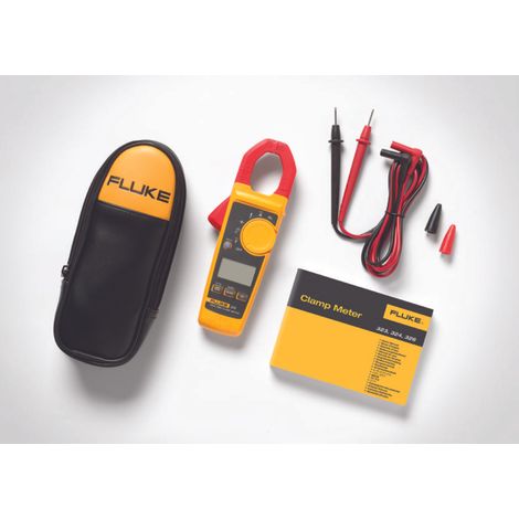 Pince ampèremétrique Fluke 325/F – Multimètre numérique CAT III 600 V, CAT IV 300 V – Mesure AC/DC jusqu'à 400 A – Affichage numérique 4000 points