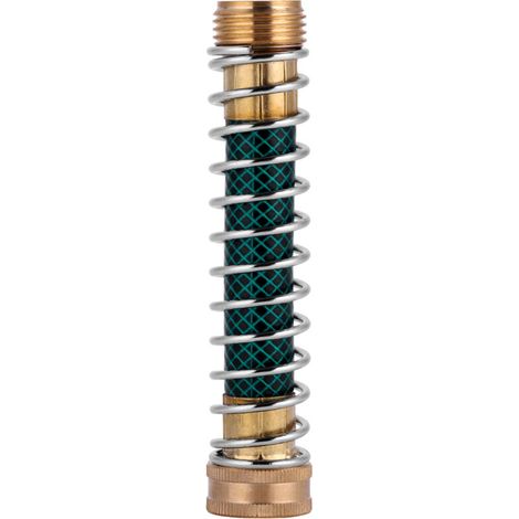 Rosvola Connecteur de tuyau d'extension de robinet de jardin, bobine à ressort, protection contre les plis, accessoire de raccord d'irrigation. (1/5)