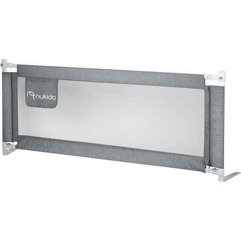 Barandilla de cama Nukido NK-227, gris, 160 cm (5903890631895)
