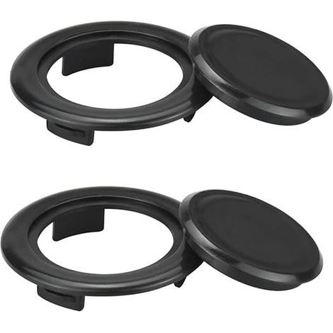 Lntyq Lot de 2 anneaux de protection en plastique pour parasol de table, 42 mm, anti-casse, anti-usure, résistant au soleil, anneau de table pour parasol d'extérieur (1/5)
