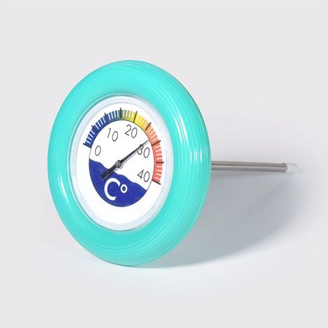 Thermomètre bouée de diamètre pour piscine 12 cm blue A (1/4)