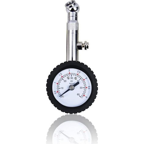 Numérique Manomètre Pneu,Manometre Pression Pneu Haute Précis 60 PSI,Portable Jauge de Pression,Digital Manomètre Pneus pour Voiture Camion SUV Moto Vélo