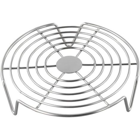 Cesta vaporera de acero inoxidable para cacerola, rejilla vaporera, también se puede usar como parrilla para barbacoa (16 cm). (1/5)