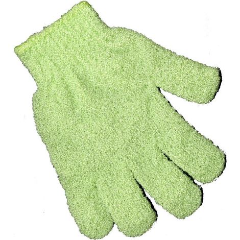 GUANTO PER MASSAGGIO 2 PZ NYLON MORBIDO E PRATICO COLORE ASSORTITO