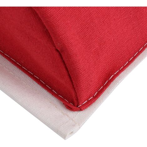 Sac de rangement en lin à 3 couches, sac suspendu pour armoire, pochette murale pour jouets (1/5)