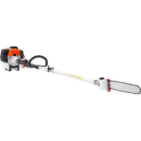 Scie à perche à essence 33CC,tronçonneuse sans fil avec barre de coupe de 35,6 cm,réservoir de 850ml,extensible jusqu'à 2,94 m (1/5)