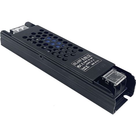 Trasformatore 12V DC 60W 5A IP20 alimentatore per lampade strisce led 12V J1-60W (1/4)