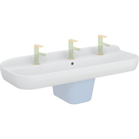 Lavabo infantil VITRA Sento Kids 125 cm con rebosadero (1/5)