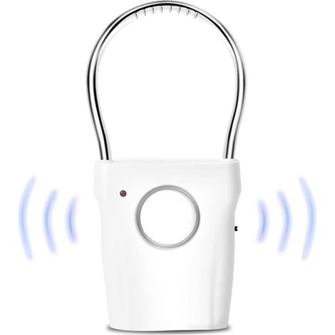 Tür- und Fensteralarm, Türgriffalarm, Terrassentürsensor, Türalarm, Diebstahlsicherung mit Vibrationsalarm, Drahtlose Hausalarmanlage, 120 dB