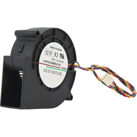 Ventilateur centrifuge 9,7 cm CC 12 V 3,8 A  Ventilateur de refroidissement pour four à gril 9BMB12P2J619 (1/5)