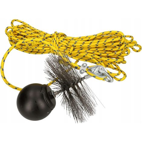 Set di spazzacamino da 150 mm per la pulizia di camini da 1 m (1/5)