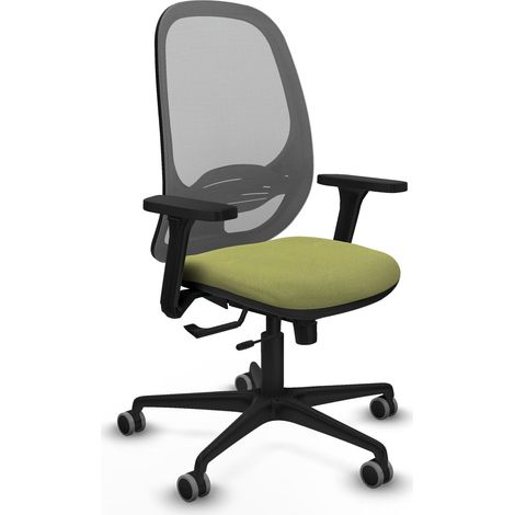 Chaise de bureau piqueras y crespo Cilanco noir mousse épaisse (1/2)