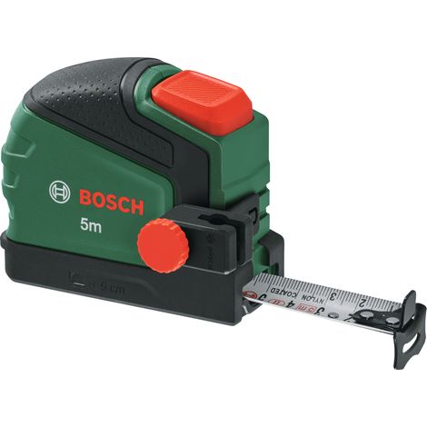 Bosch Hand Tools Tape Measure 5 m + Pencil Clip 1600A03318 (1/5)