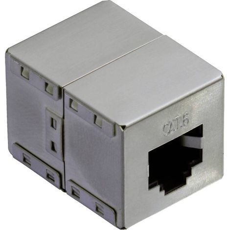 Value adaptateur RJ45 RJ45 Adaptateur CAT 6 argent S348472