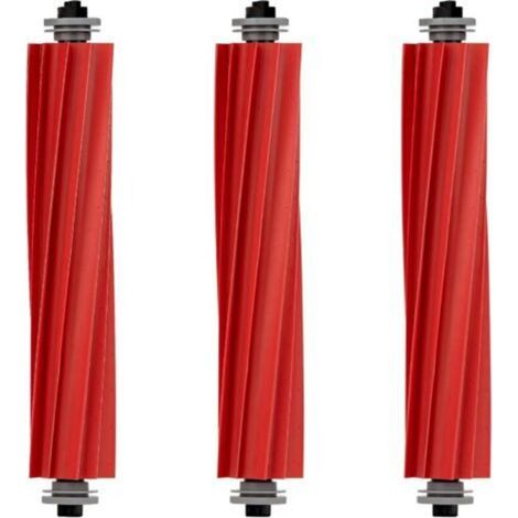 (3 Stück) Rollenbürsten Ersatzteile für Gummi-Hauptbürste für Roborock S7 S7+ S7 MaxV S7 MaxV Plus S7 MaxV Ultra Q7 Q7+ Q7 Max Q7 Max+ Q5+ Q5 Q Revo, Zubehör-Kit