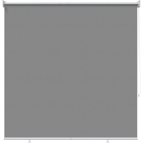 Store enrouleur extérieur avec protection UV, gris clair, 100 x 230 cm (1/5)