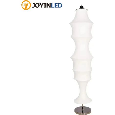 JOYINLED Moderne minimalistische Seiden-Stehlampe, DIY-LED-Lichtquelle für dekorative Hotelbeleuchtung, weiße Seiden-Stehlampe für Kleidung (1/5)
